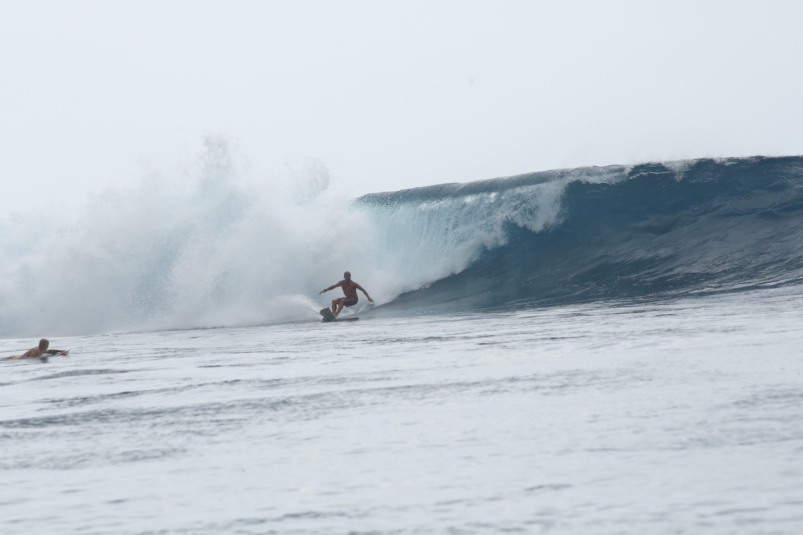 Dave surfing